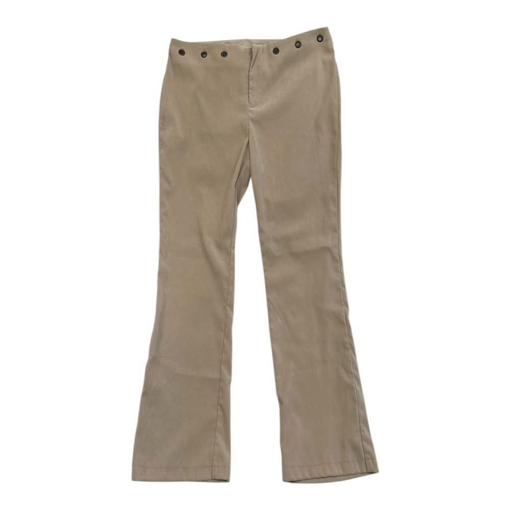 No Boundaries Vintage Y2K Beige Low Rise Pants - Juniors Size 11